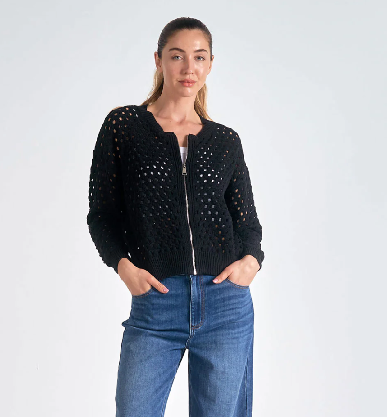 Elan Aster Sweater Black