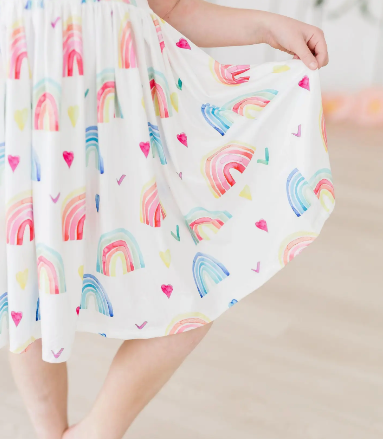 Mila & Rose Radiant Rainbows Tank Twirl Dress