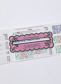 Girl Tribe - Mahjong Line Finder Tool For Standard and Large Size Nmjl Cards - Pink