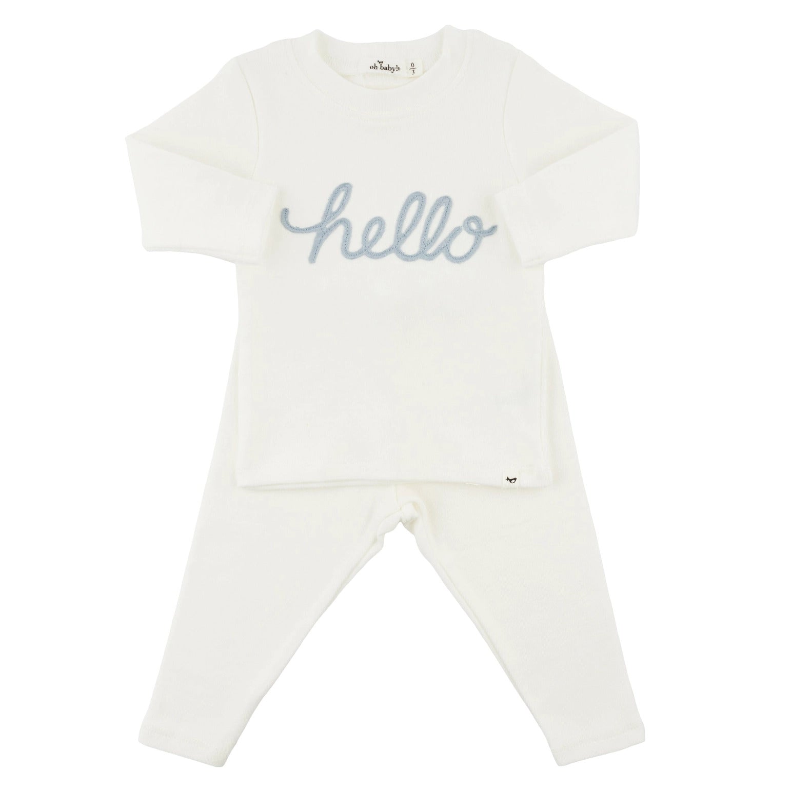 Oh Baby "Hello" Fog 2pc Set Br