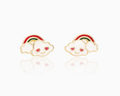 Girl Nation Cloud Loves Rainbow Cutie Stud Earrings
