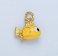 Yellow Gold Fish Mini Charm