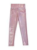 Lola & The Boys Pink Shimmer Leggings