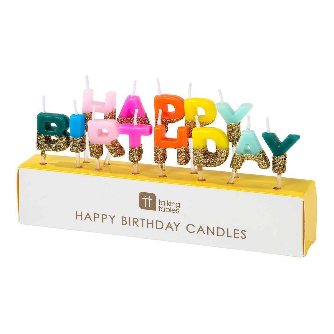 Talking Tables Rainbow "Happy Birthday" Candles