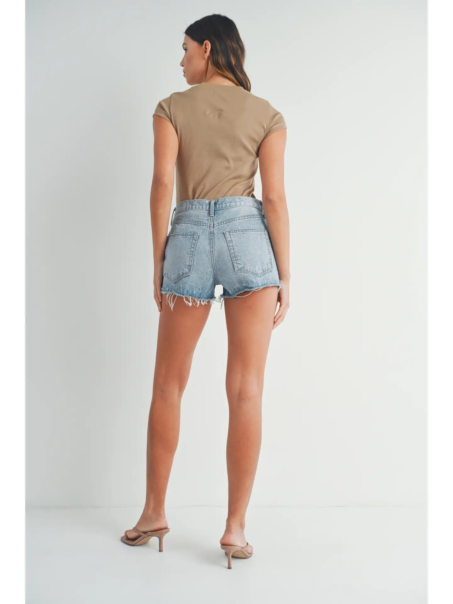 Just Black Denim Relaxed Denim Shorts