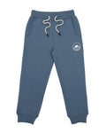 Feather 4 Arrow Icon Fleece Jogger in Slate Blue