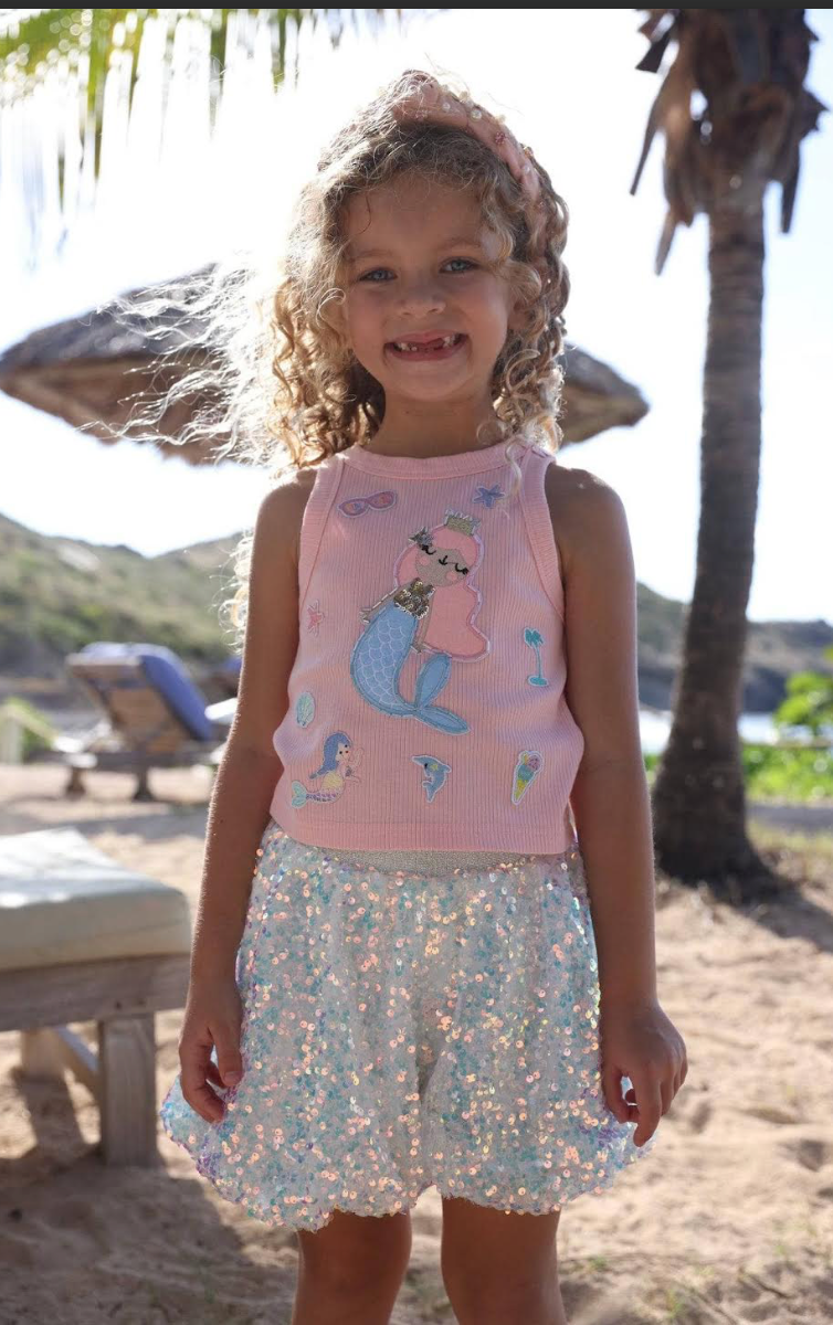 Lola & The Boys Mermaid Patch Tank