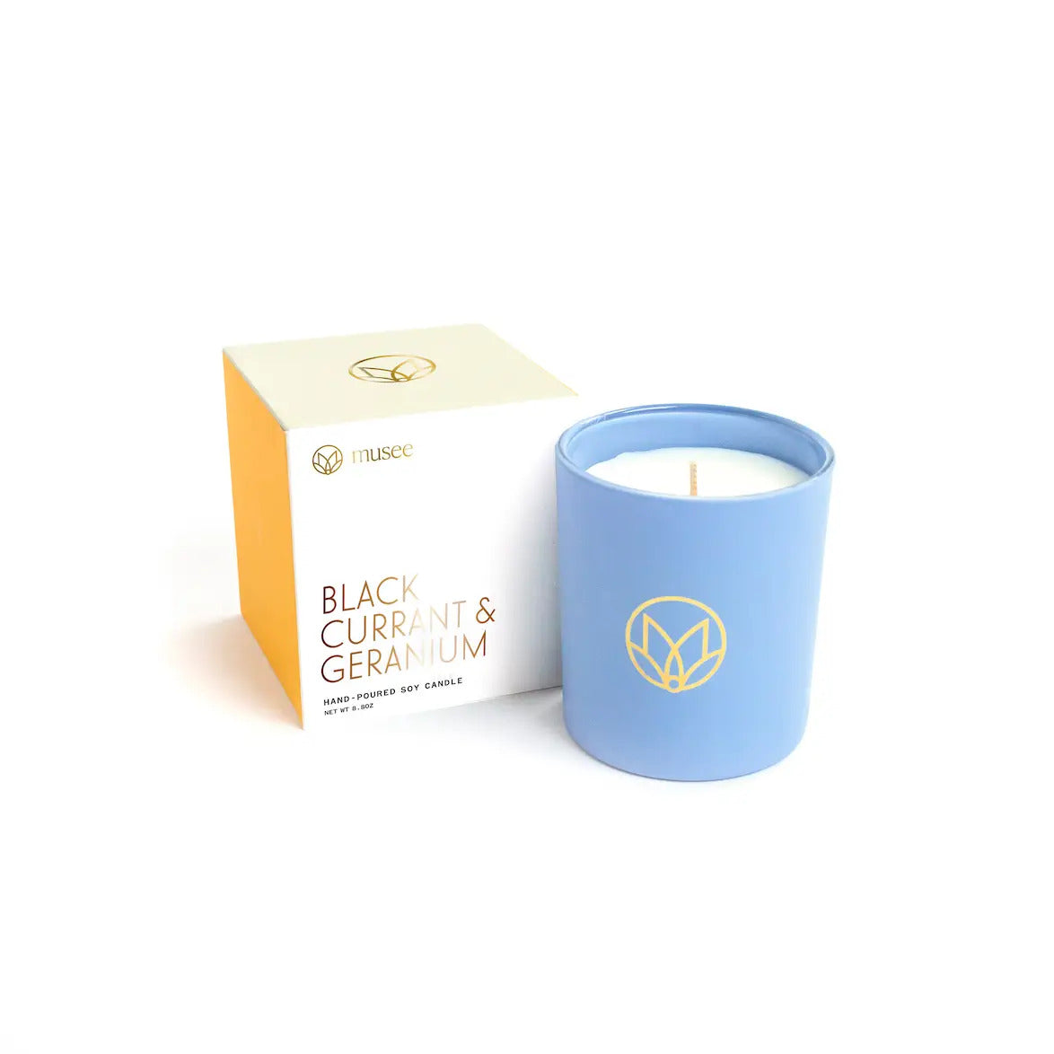 Musee Black Currant & Geranium Soy Candle