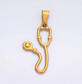 Stainless Steel Medical Stethoscope Pendant