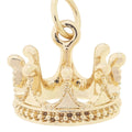 Crown Charm in Shiny Gold