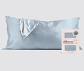 Kitsch King Satin Pillowcase in Haze Blue