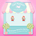 Gumball Nostalgia Cutie Stud Earrings