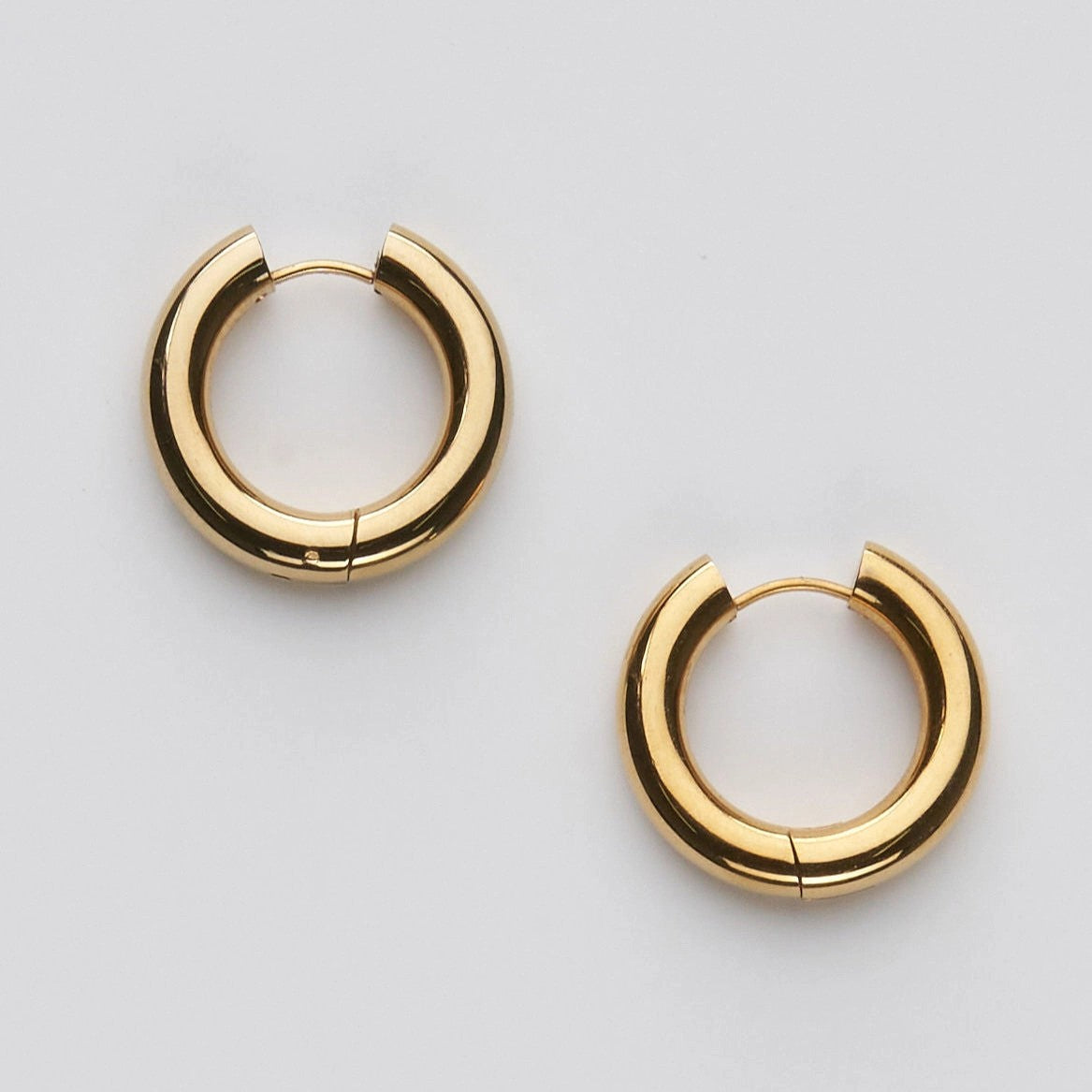 Brenda Grands Waterproof 12mm Chunky Gold Hoops