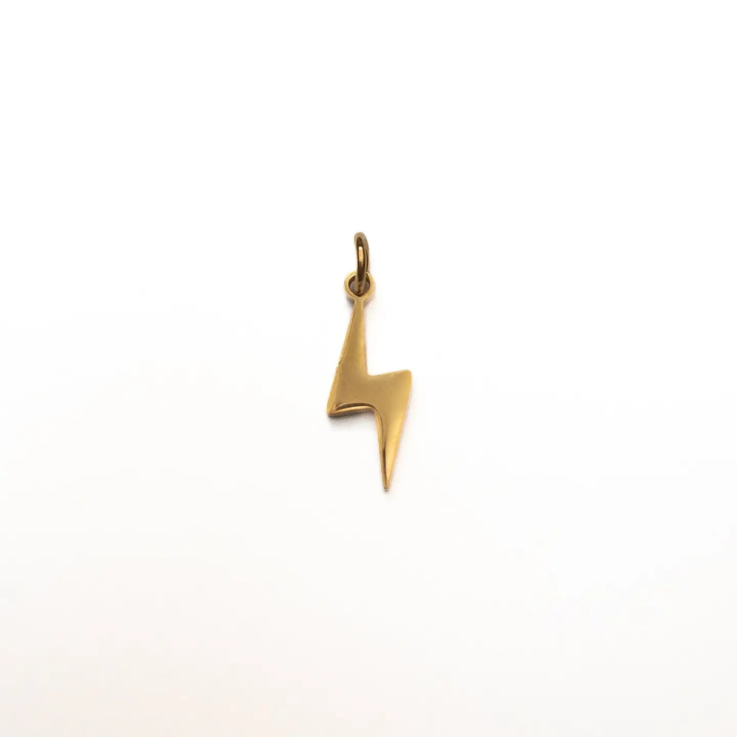 Gold Lightning Bolt Charm