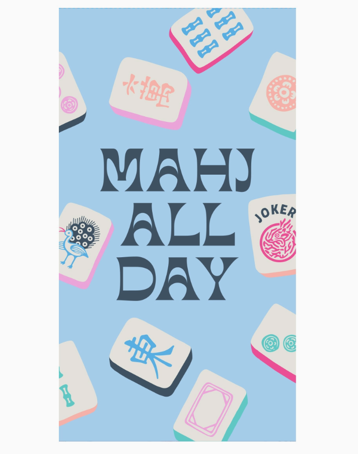 soiree-sisters - Mahjong Paper Guest Towels | Maj All Day 24 Ct