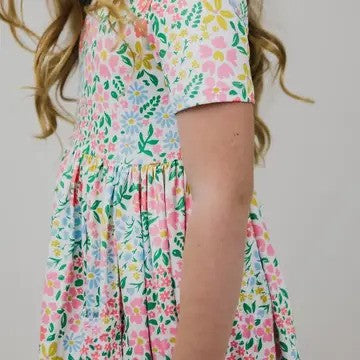Daffodils S/S Pocket Twirl Dress