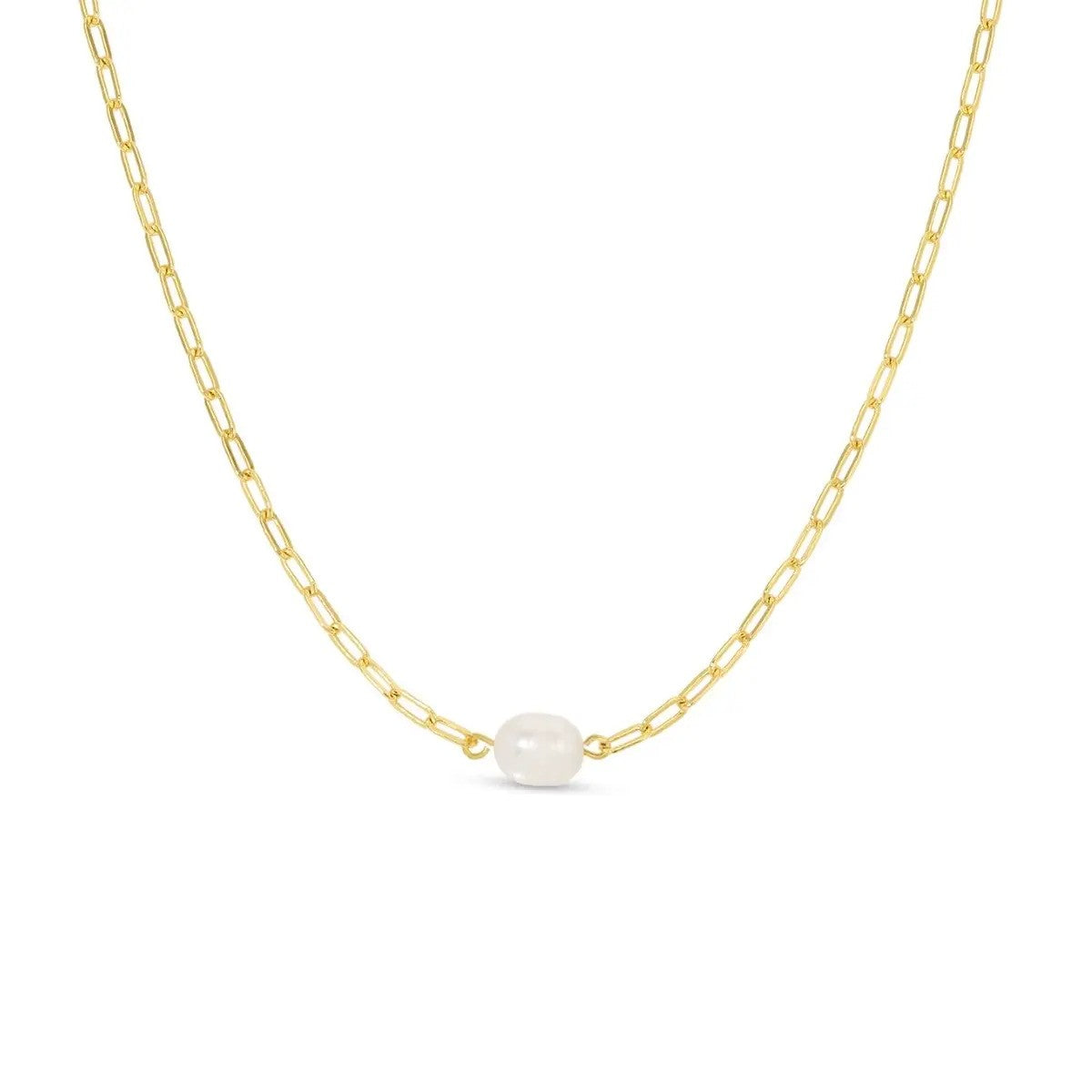 Splendid Iris Pearl Accented Necklace