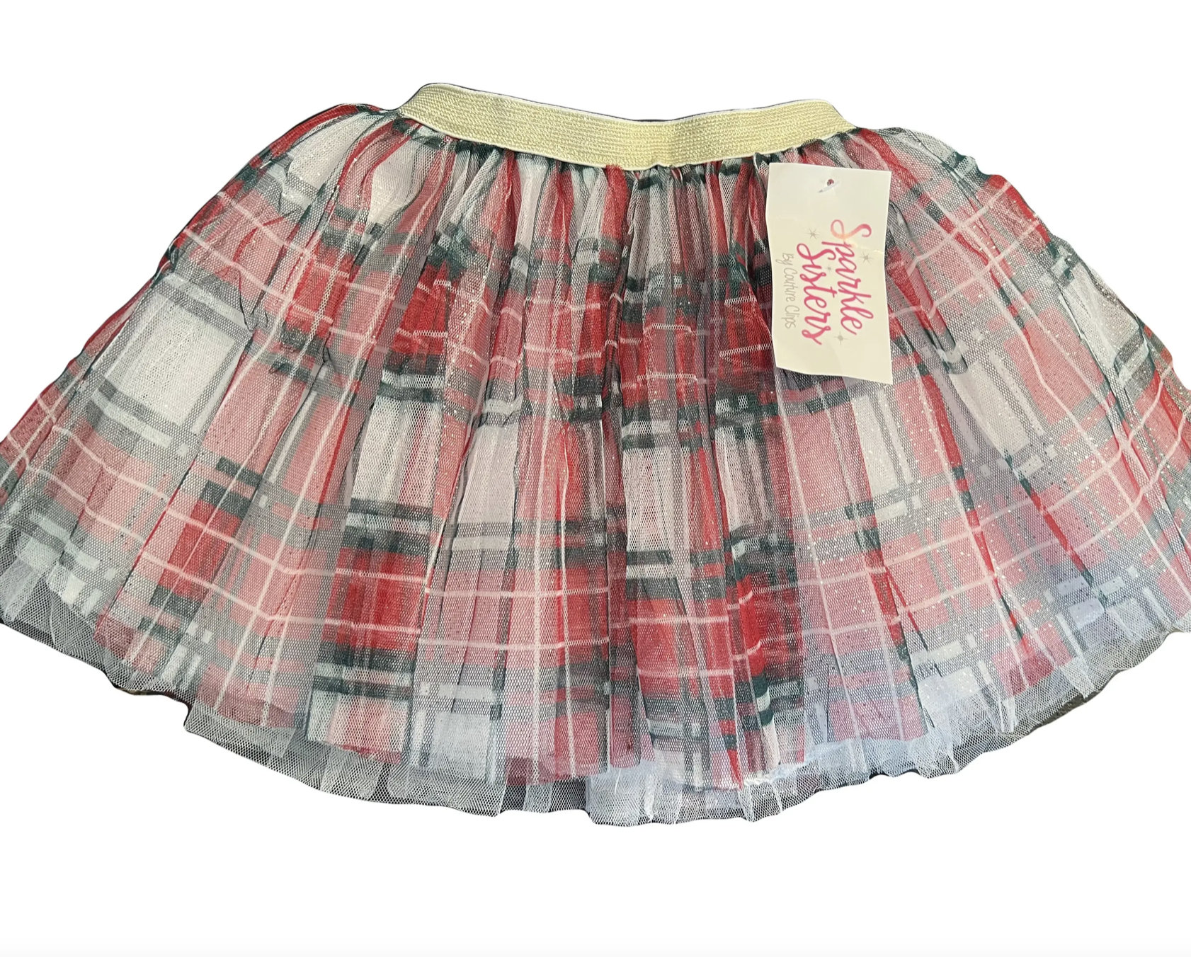 Sparkle Sisters Plaid Tutu