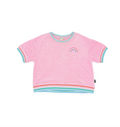 Feather 4 Arrow Lennon Terry Top in Fairy Tale Pink