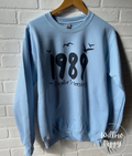 Willow Poppy TS Inspired 1989 Bird Swiftie Sweatshirt