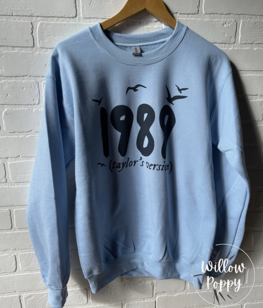 Willow Poppy TS Inspired 1989 Bird Swiftie Sweatshirt