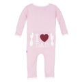 KicKee Pants Lotus I Love Dad Applique Coverall