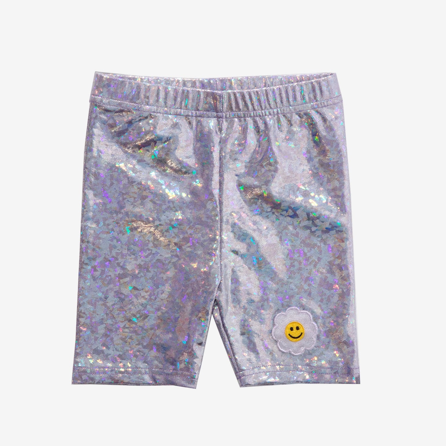 Petite Hailey Julia Metallic Bike Shorts