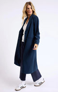 Valerie Long Blazer Coat in Indigo