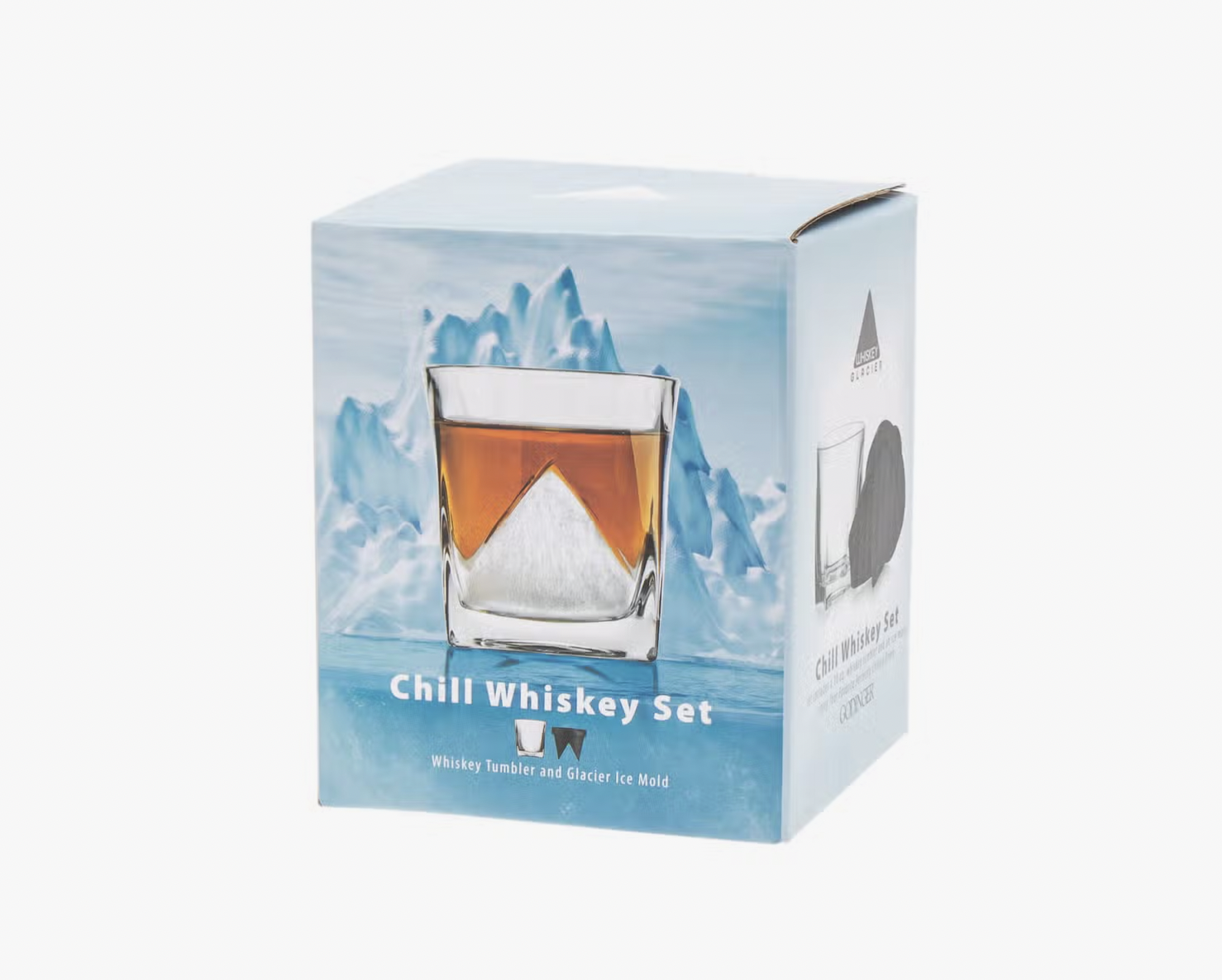 Godinger Whiskey Glass & Ice Mold Gift Set