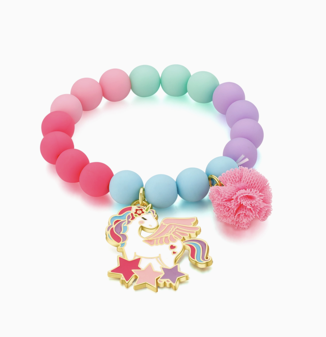 Girl Nation Magical Unicorn Charming Whimsy Bracelet