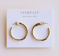 JaxKelly Everyday Gold Hoop Earrings
