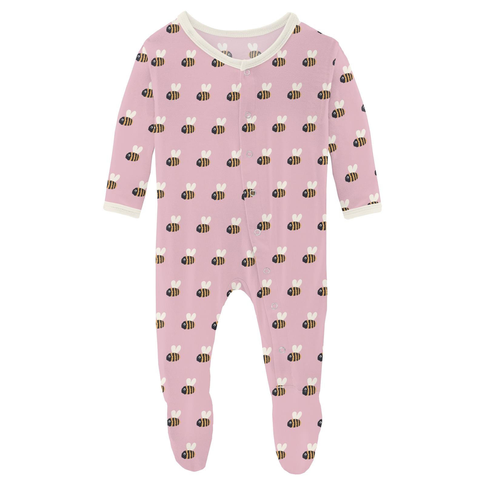 KicKee Pants Cake Pop Baby Bumblebee Footie