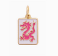 Dragon Mahjong Tile Charm