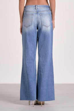 Elan Mid Rise Wide Leg Jean