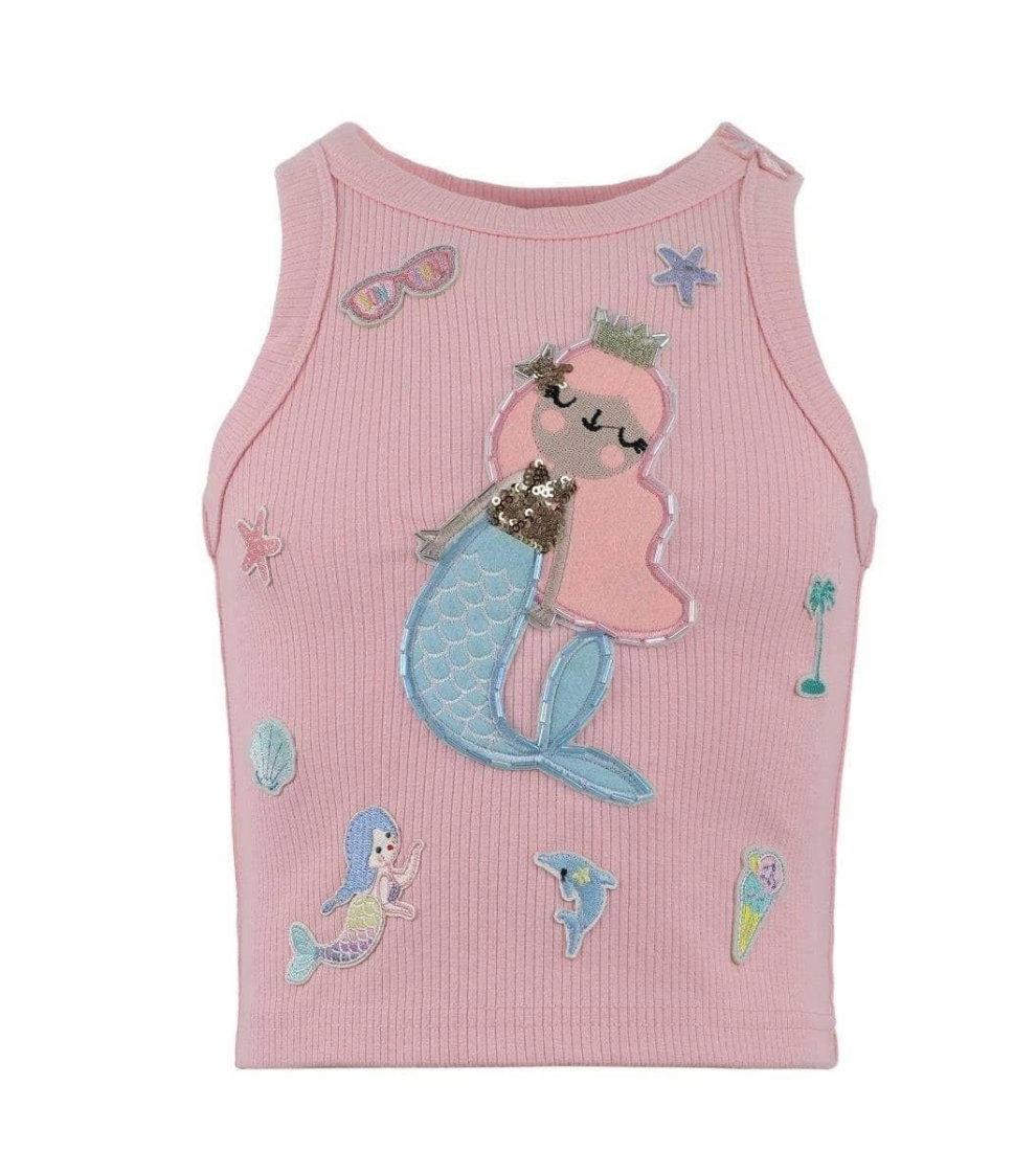 Lola & The Boys Mermaid Patch Tank
