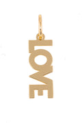 "Love" Block letter charm