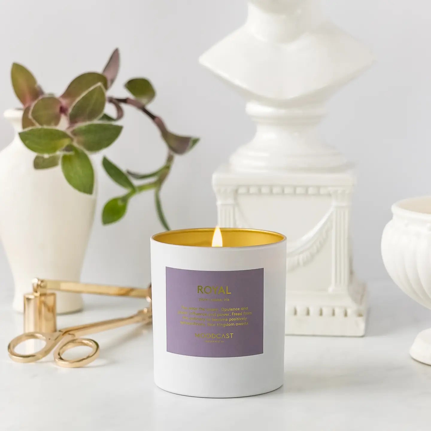 Moodcast Fragrance Coconut Wax Candle Royal