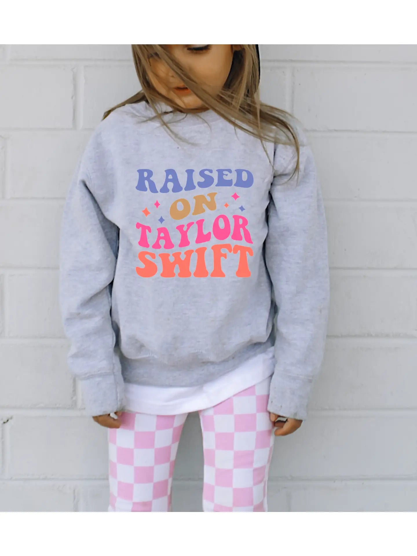 Youth Raised On TS Inspired Sweatshirt Kids