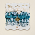 The Darling Effect - Scrunchie Charm Set–Sicily Stripes Teal