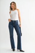 Just Black Denim Low Rise Vintage Slim Bootcut