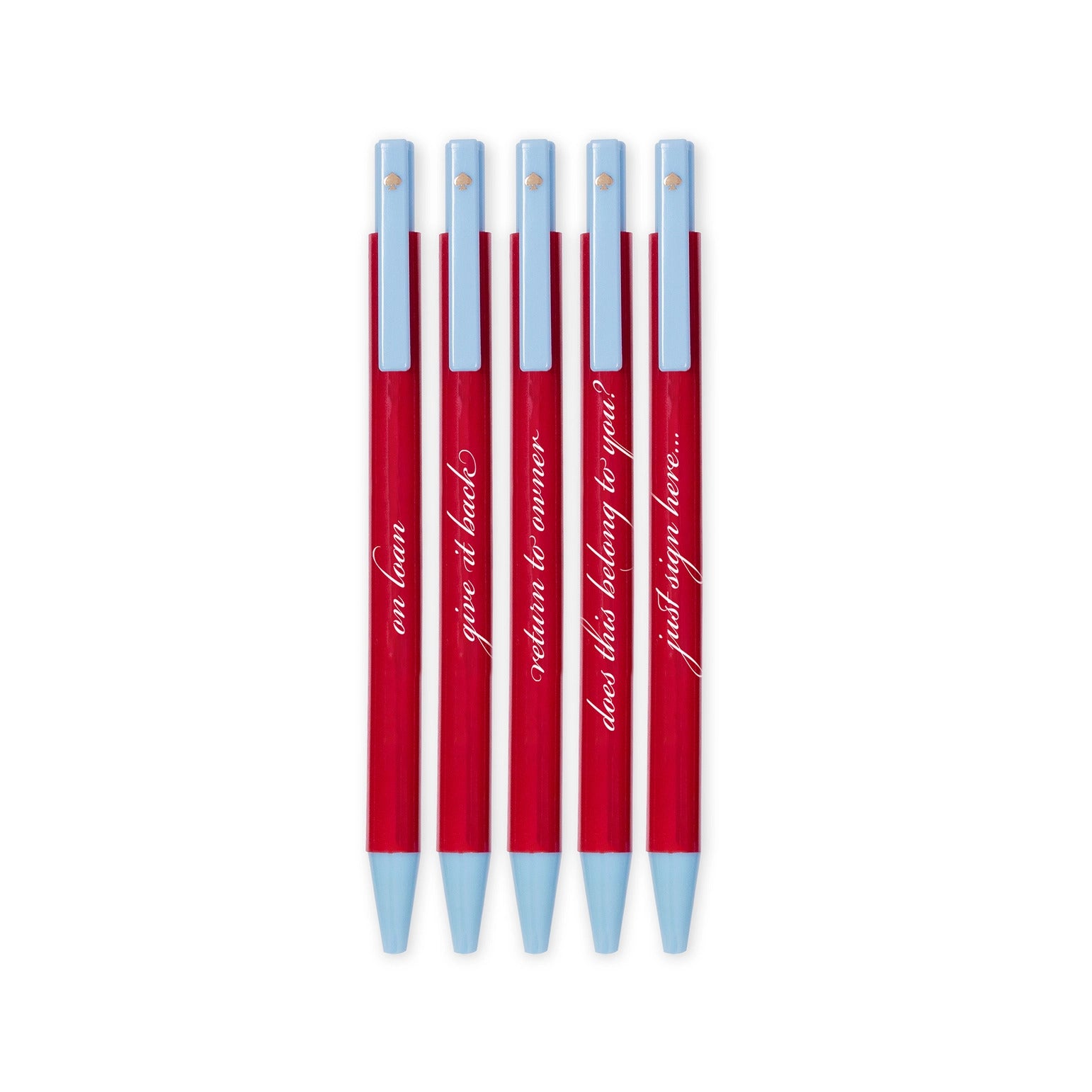 Kate Spade Click Pen Set, Sign Here
