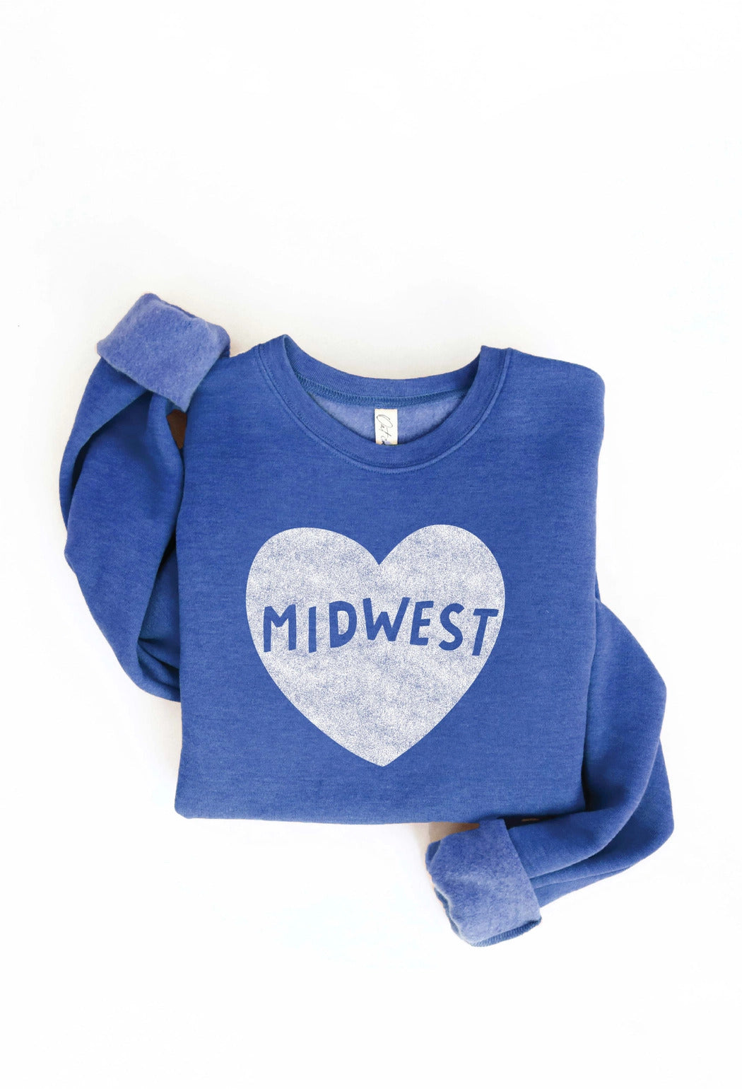 Oat Collective Midwest Heart Graphic Sweatshirt