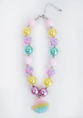 Sparkle Sisters Chunky Mermaid Shell Necklace
