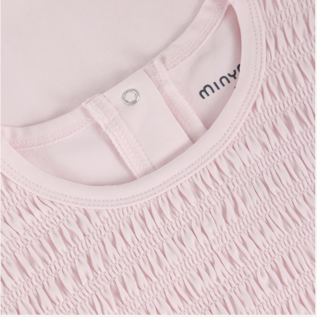 Minymo Light Pink Ruffle Sleeve Shirt