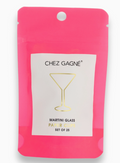 Chez Gagne Martini Glass - Unique Gold Plated Paper Clips - Pack of 25