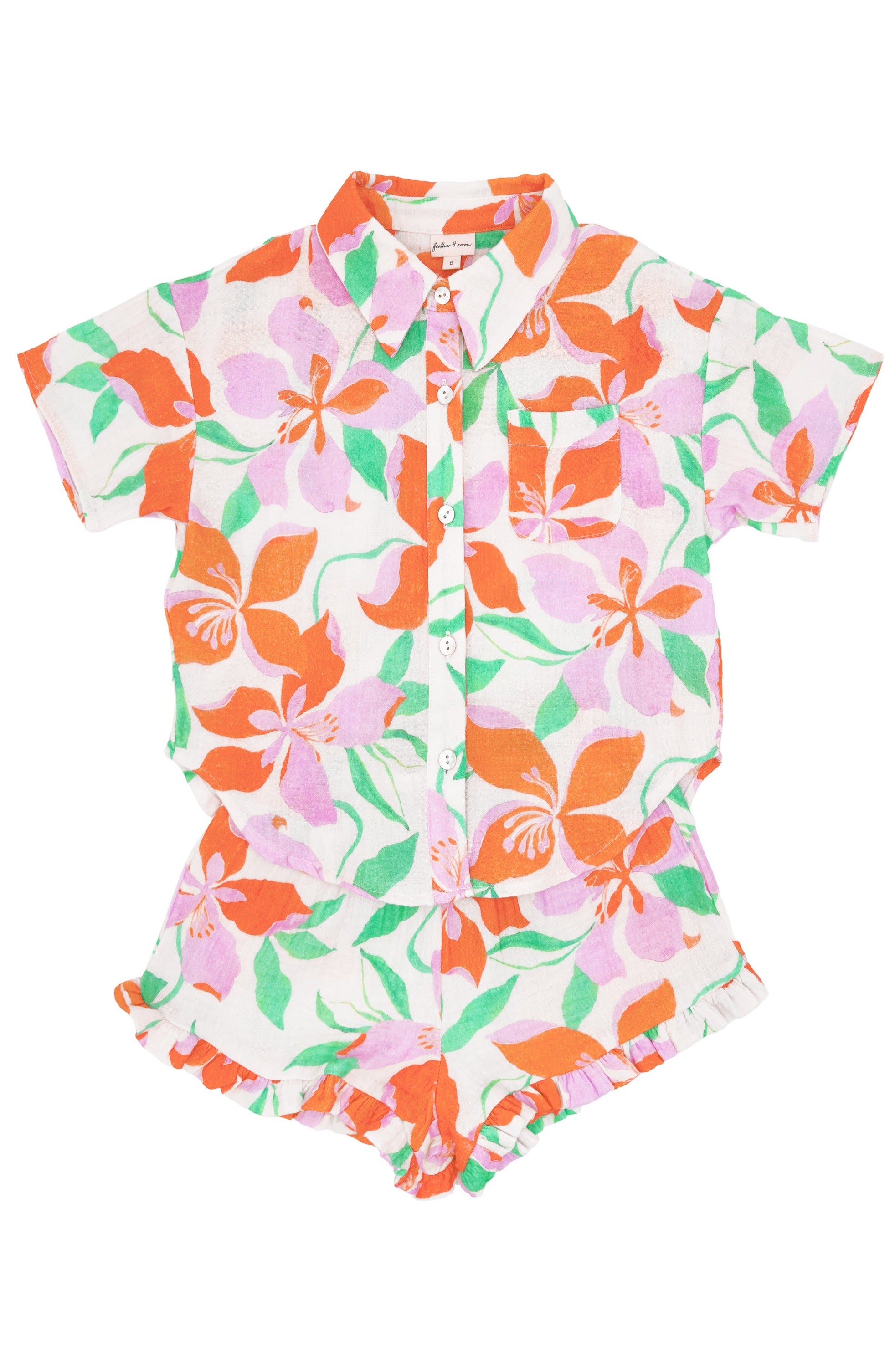 Feather 4 Arrow Girls Hang out Set