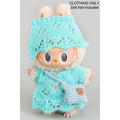 Crochet Dress Hat Purse Labubu Outfit Only