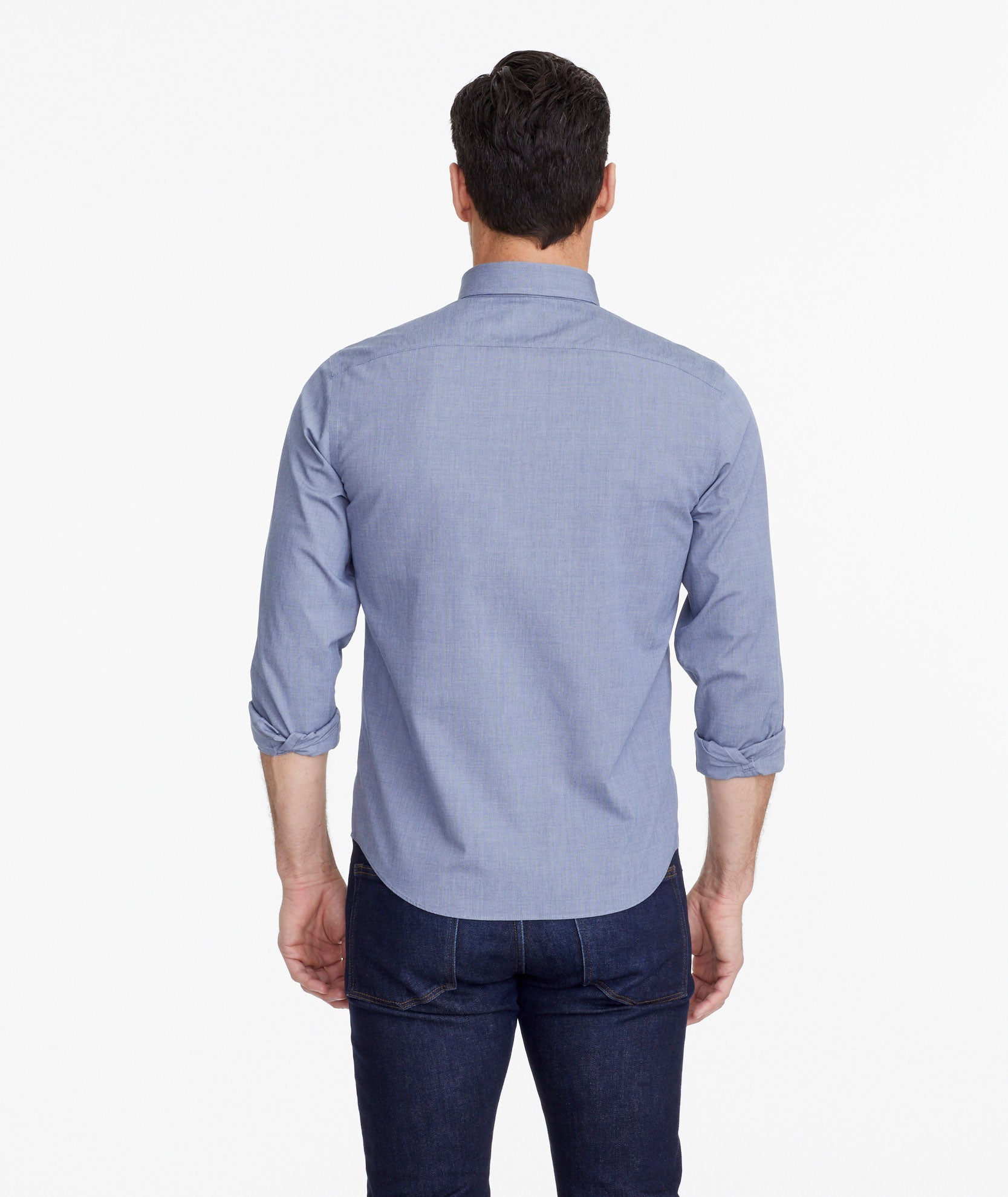 Untuck It Wrinkle Free Pio Cesare Shirt Blue
