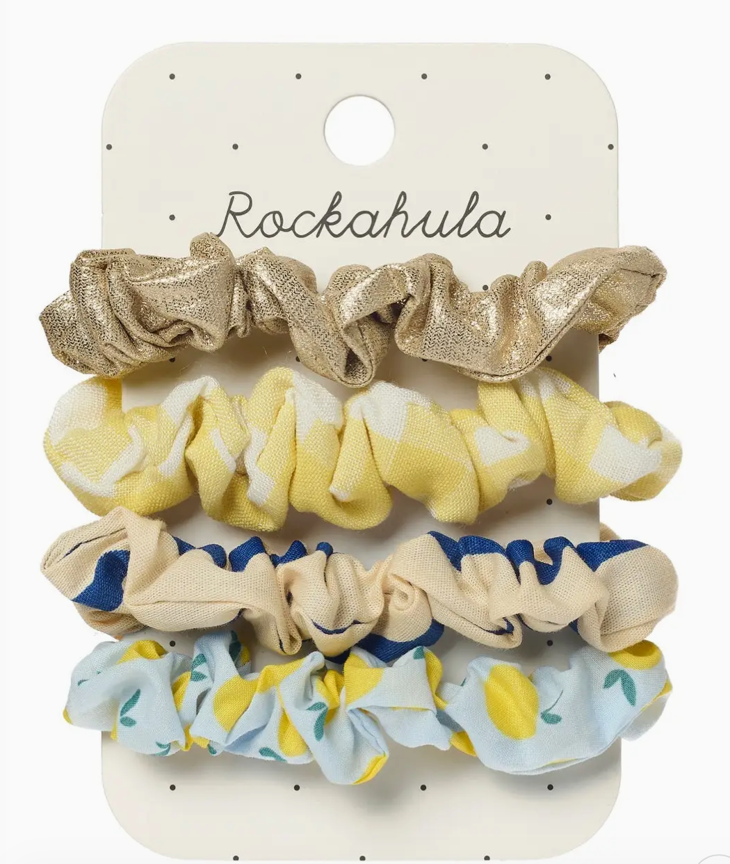 Rockahula Lemon Drop Scrunchie Set