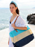 Straw Beach Tote